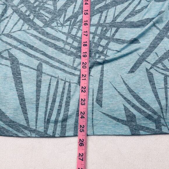 Hugo Boss Men’s Large Blue Cotton Linen Short Sleeve Slim Fit T-Shirt - Picture 10 of 12